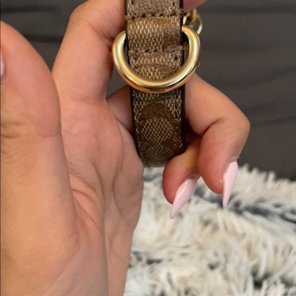 2 PIECE GIFT SET: Coach SMALL LOGO Dog Leash+Strap - Picture 12 of 13